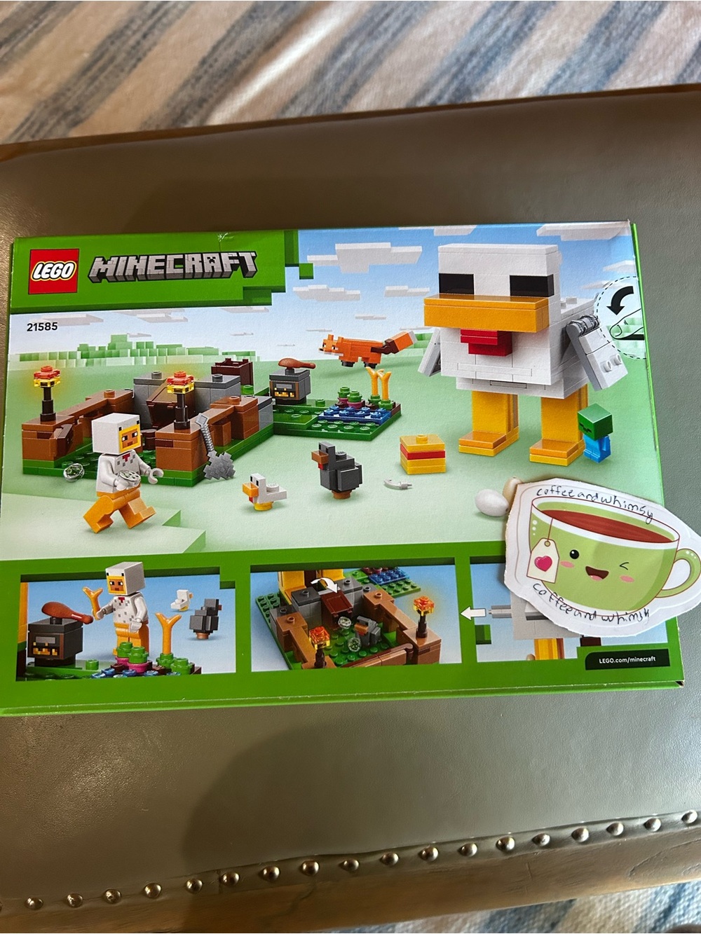 Lego Minecraft 21585 Chicken Coop Playset - White, Yellow & Green